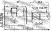 FEBEST 0211-E11MT16 Joint, drive shaft